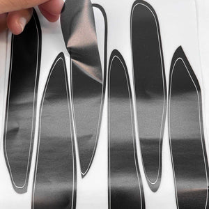 Black Abstract Stone Pattern Kids Room Wall Decal-Kids Nursery Bohemian Wall Decals