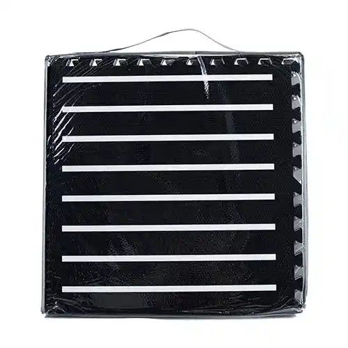 Black Boho Puzzle Play Mat Tiles – Soft EVA Foam Baby Floor Mats-Toddler Play Mats