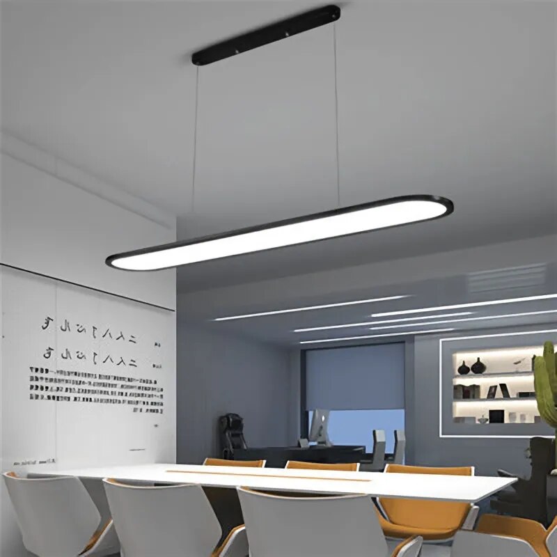 Black LED Pendant Lights - Modern Minimalist Design-Kitchen Island