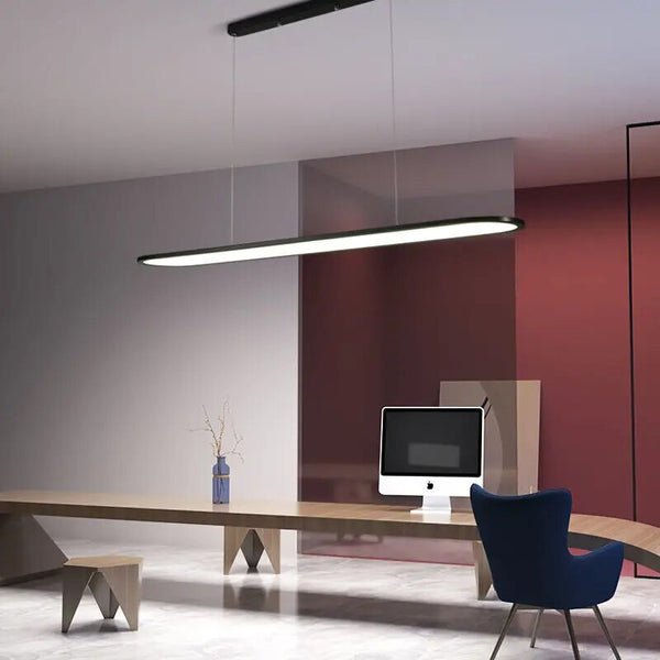 Black LED Pendant Lights - Modern Minimalist Design-Kitchen Island