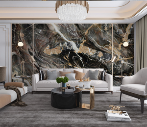 Black Mist Stone - Marble Wallpaper Murals-Marble Design Wallpaper
