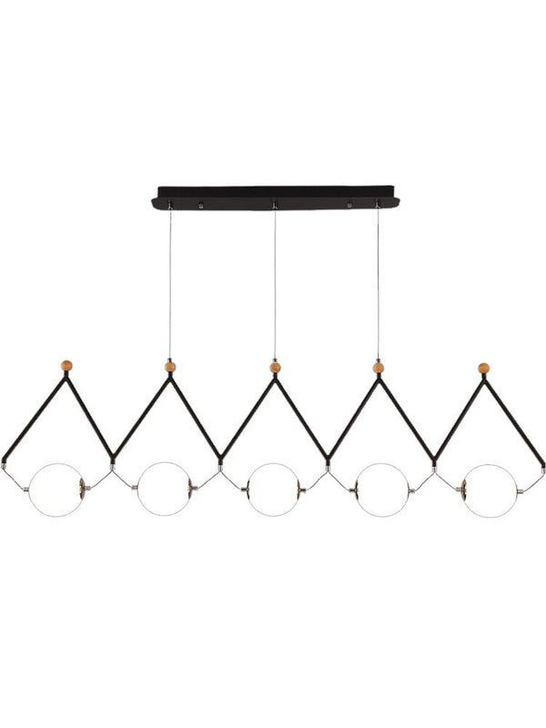 Black and Gold Globe LED - Glass Balls Hanging Light-Kitchen Island