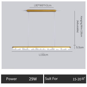 Blocks Hanging Light: Illuminate Your Space with Elegance-Kitchen Island
