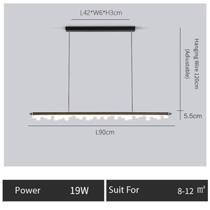 Blocks Hanging Light: Illuminate Your Space with Elegance-Kitchen Island