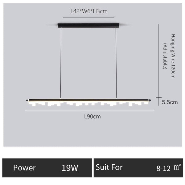 Blocks Hanging Light: Illuminate Your Space with Elegance-Kitchen Island