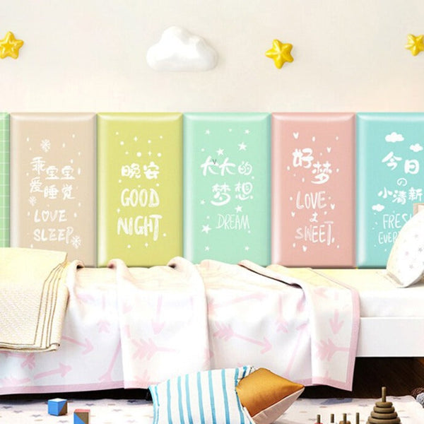 Blossoming Flowers Kids Wall Padded Safety Cushions-Anti Collision Padded Wall Stickers