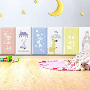 Blossoming Flowers Kids Wall Padded Safety Cushions-Anti Collision Padded Wall Stickers