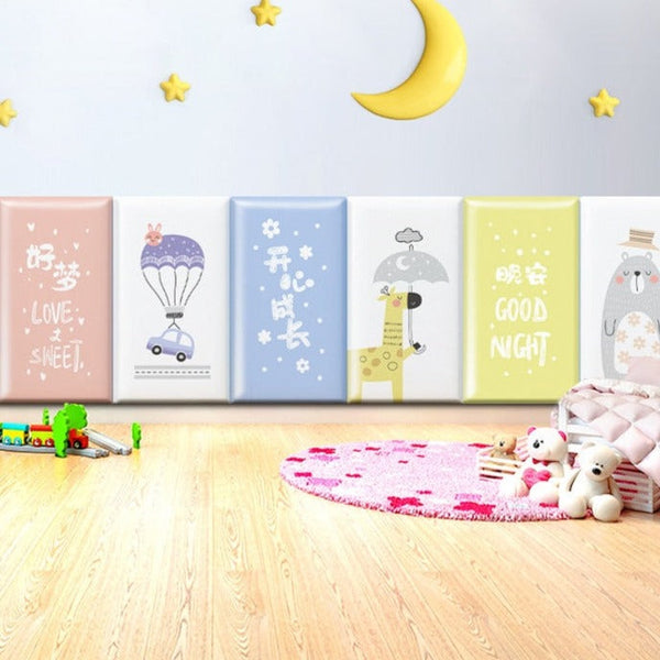 Blossoming Flowers Kids Wall Padded Safety Cushions-Anti Collision Padded Wall Stickers