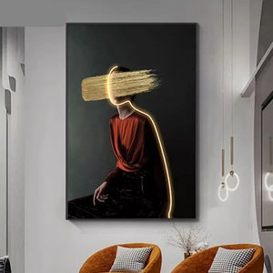 Bohemian Figure Porch LED Wall Art-LED Wall Art