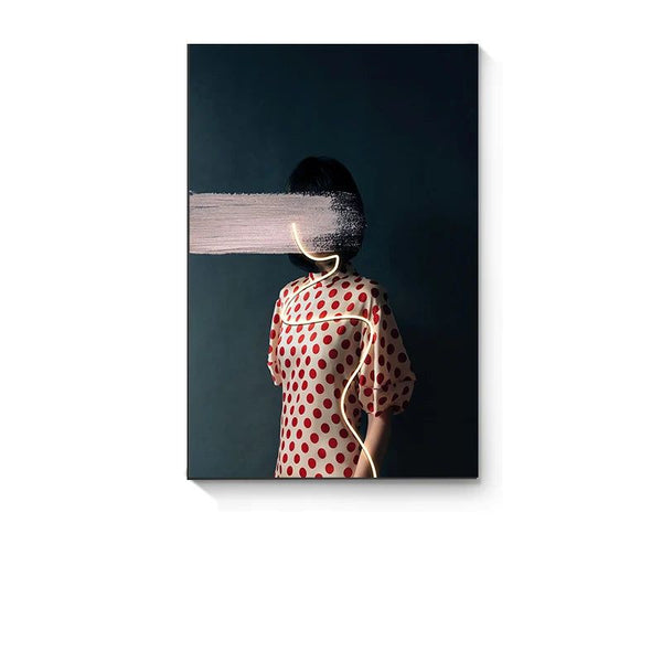 Bohemian Figure Porch LED Wall Art-LED Wall Art