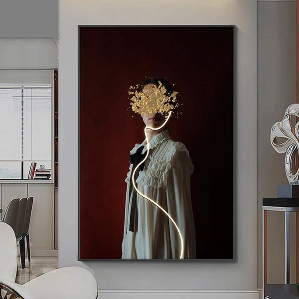 Bohemian Figure Porch LED Wall Art-LED Wall Art