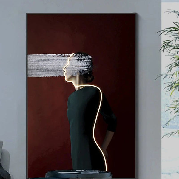 Bohemian Figure Porch LED Wall Art-LED Wall Art