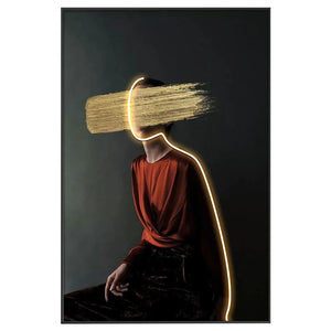 Bohemian Figure Porch LED Wall Art-LED Wall Art