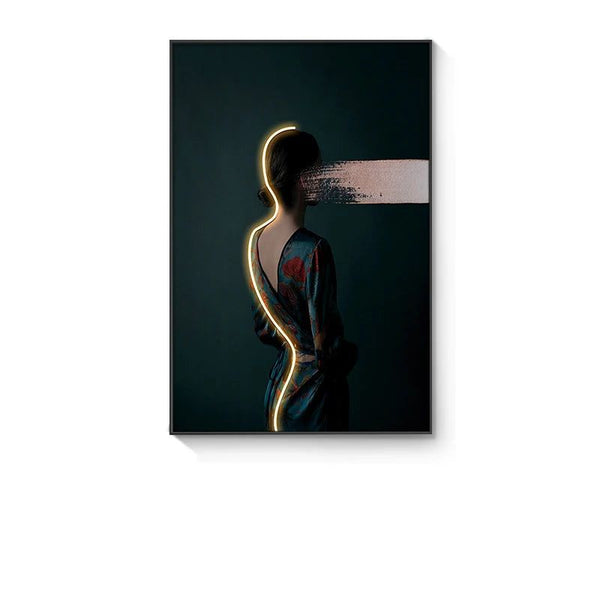 Bohemian Figure Porch LED Wall Art-LED Wall Art