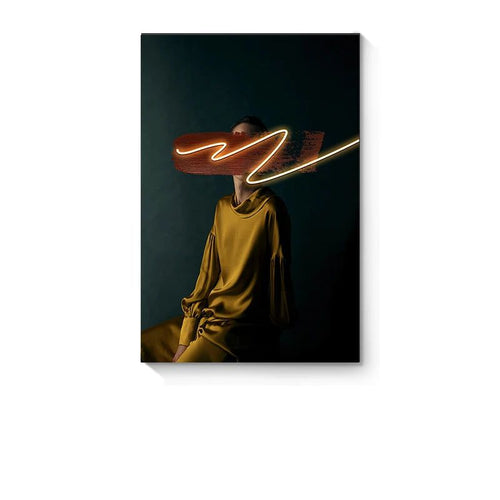 Bohemian Figure Porch LED Wall Art-LED Wall Art