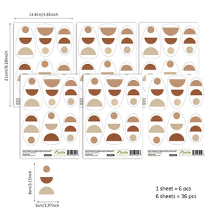 Boho Arch Wall Stickers – Decorate with Trendy Designs-Kids Nursery Bohemian Wall Decals