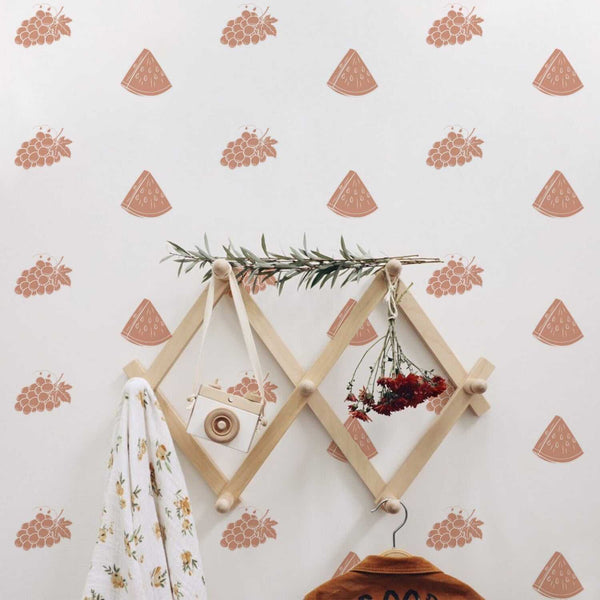 Boho Chic Pink Watermelon Wall Stickers - Enhance Your Décor-Kids Nursery Bohemian Wall Decals