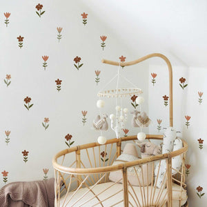 Boho Flower Wall Decals - Elegant & Stylish Designs-Kids Nursery Bohemian Wall Decals