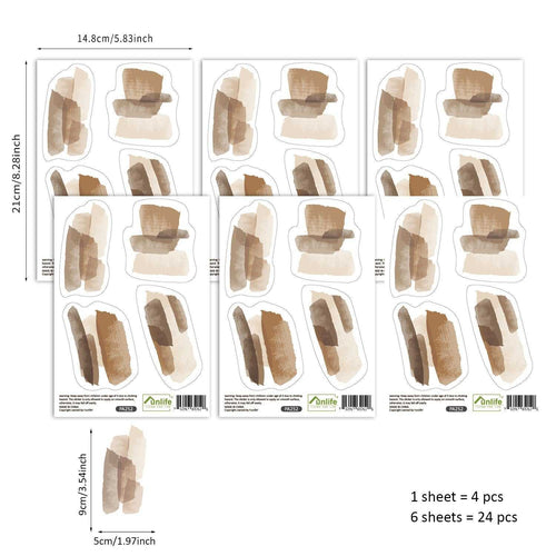 Boho Foliage Line Wall Decal - Inspirational Home Decoration-Kids Nursery Bohemian Wall Decals