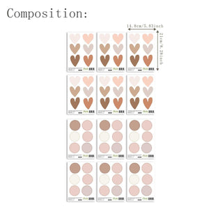 Boho Pattern Nursery Wall Stickers - Adhesive Decals-Kids Nursery Bohemian Wall Decals