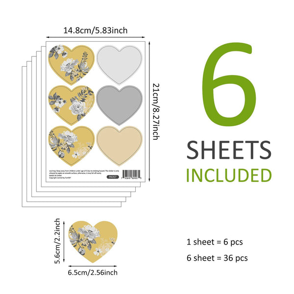 Boho Pink Stars Wall Stickers - Removable Nursery Decor for Girls Bedroom-