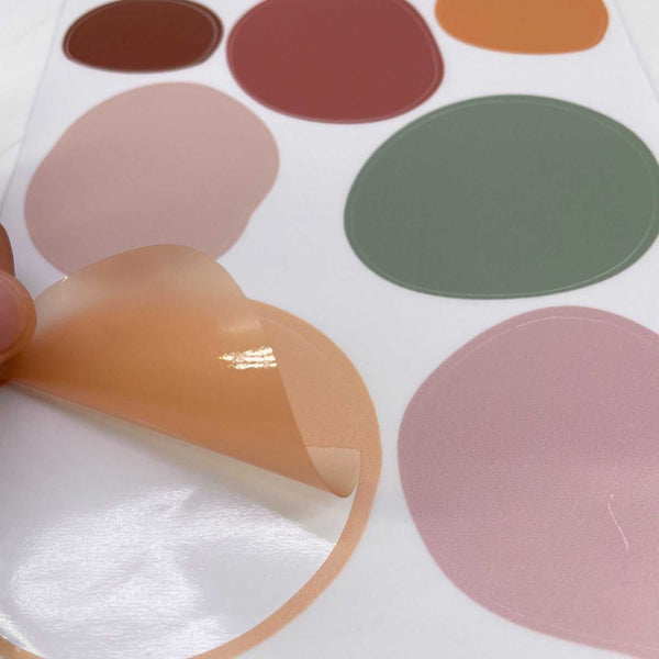 Boho Polka Dot Wall Stickers Wall Decal-Kids Nursery Bohemian Wall Decals