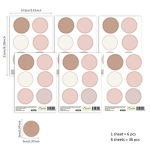 Boho Polka Dots Nursery Kids Wall Stickers-Kids Nursery Bohemian Wall Decals