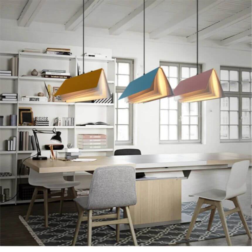 Book Pendant Lights for Kids Room-Kids Room Nursery Lighting