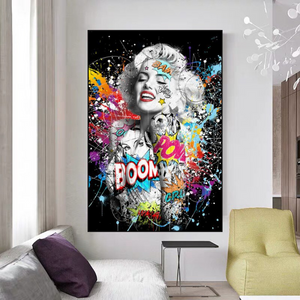 Boom Marilyn Poster - For All Music Lovers-Wall Posters