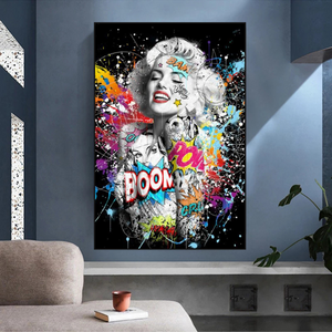 Boom Marilyn Poster - For All Music Lovers-Wall Posters