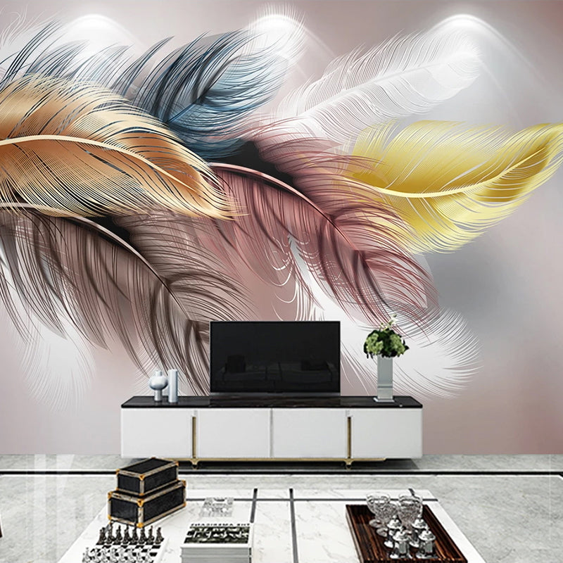 Bright Leaf Wallpaper Murals - Transform Your Space-Flower & Leaf Wallpaper