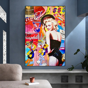 Bugs and Duffy - Marilyn Poster: Exquisite and Iconic-Wall Posters