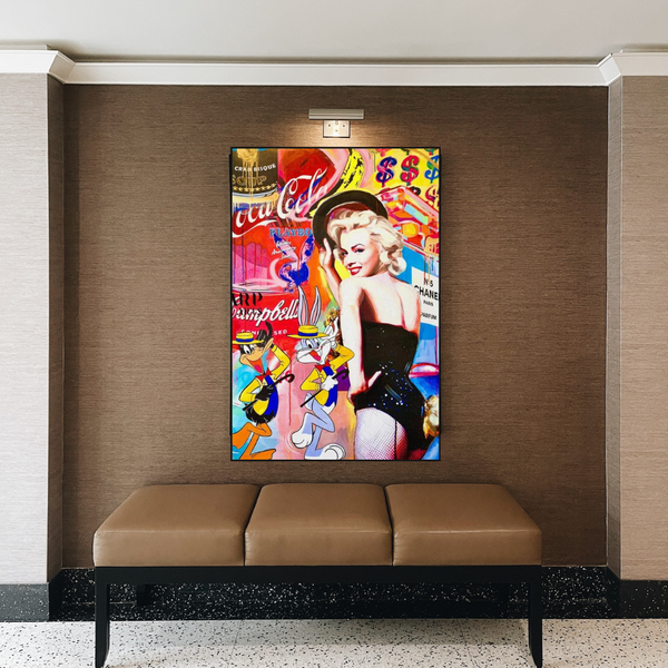 Bugs and Duffy - Marilyn Poster: Exquisite and Iconic-Wall Posters