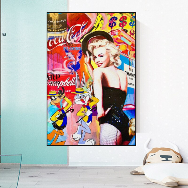 Bugs and Duffy - Marilyn Poster: Exquisite and Iconic-Wall Posters
