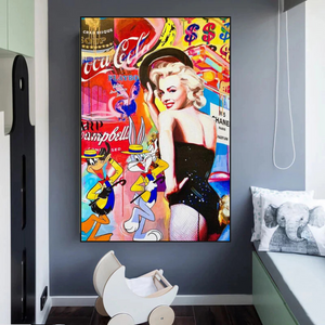 Bugs and Duffy - Marilyn Poster: Exquisite and Iconic-Wall Posters