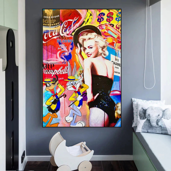 Bugs and Duffy - Marilyn Poster: Exquisite and Iconic-Wall Posters