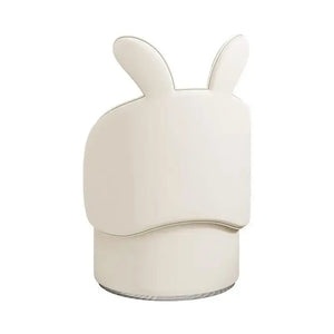 Bunny Girl Bedroom Round Stool-Foot Stools