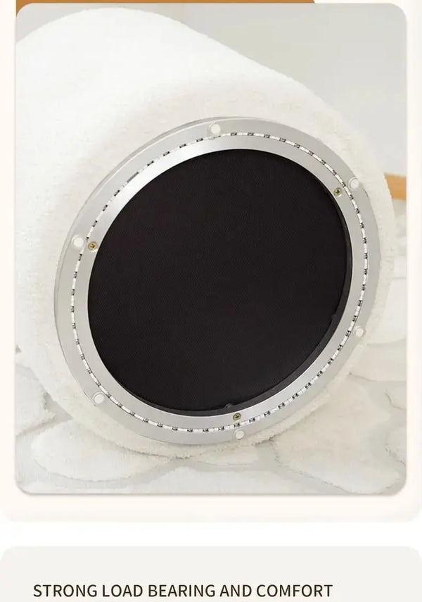 Bunny Girl Bedroom Round Stool-Foot Stools