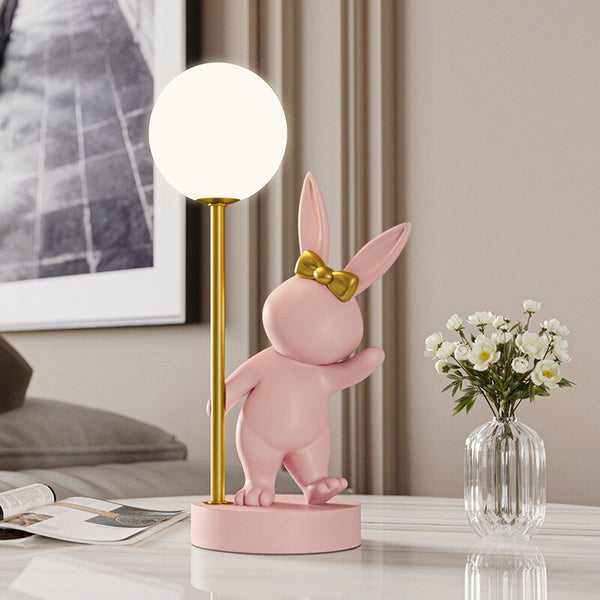 Bunny Rabbit Table Lamp for Kids Room-Kids Room Nursery Lighting