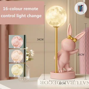 Bunny Rabbit Table Lamp for Kids Room-Kids Room Nursery Lighting