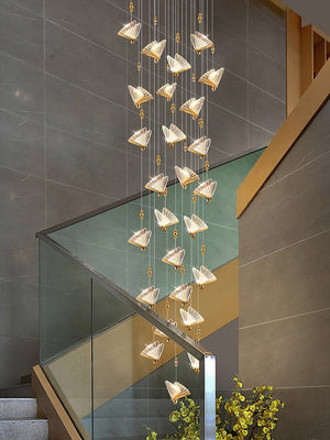 Butterfly Acrylic Chandelier - Exquisite Lighting Décor-Staircase Chandelier