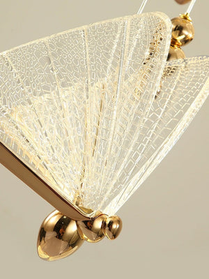 Butterfly Acrylic Chandelier - Exquisite Lighting Décor-Staircase Chandelier