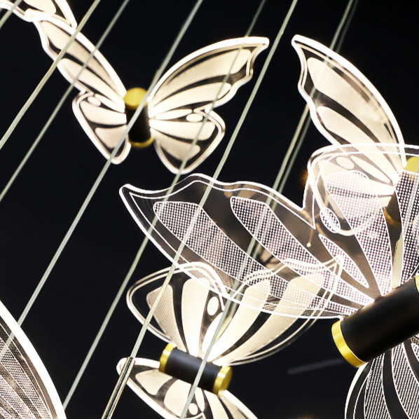 Butterfly Chandelier - Exclusive and Elegant Décor.-Staircase Chandelier