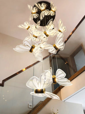 Butterfly Chandelier - Exclusive and Elegant Décor.-Staircase Chandelier