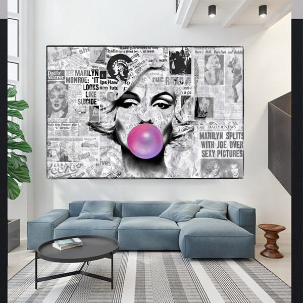 Buy Marilyn Bubble Poster - Only at Newspaper-Wall Posters