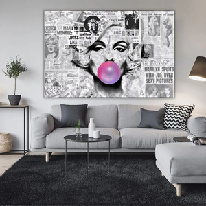 Buy Marilyn Bubble Poster - Only at Newspaper-Wall Posters
