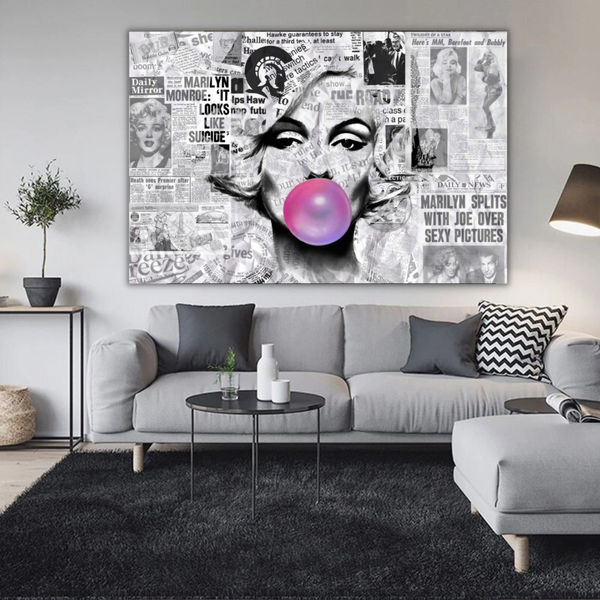 Buy Marilyn Bubble Poster - Only at Newspaper-Wall Posters
