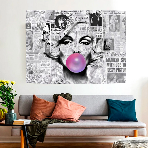 Buy Marilyn Bubble Poster - Only at Newspaper-Wall Posters