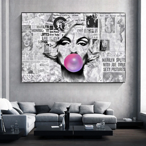 Buy Marilyn Bubble Poster - Only at Newspaper-Wall Posters
