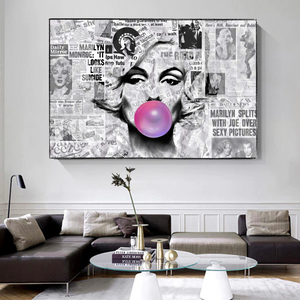 Buy Marilyn Bubble Poster - Only at Newspaper-Wall Posters